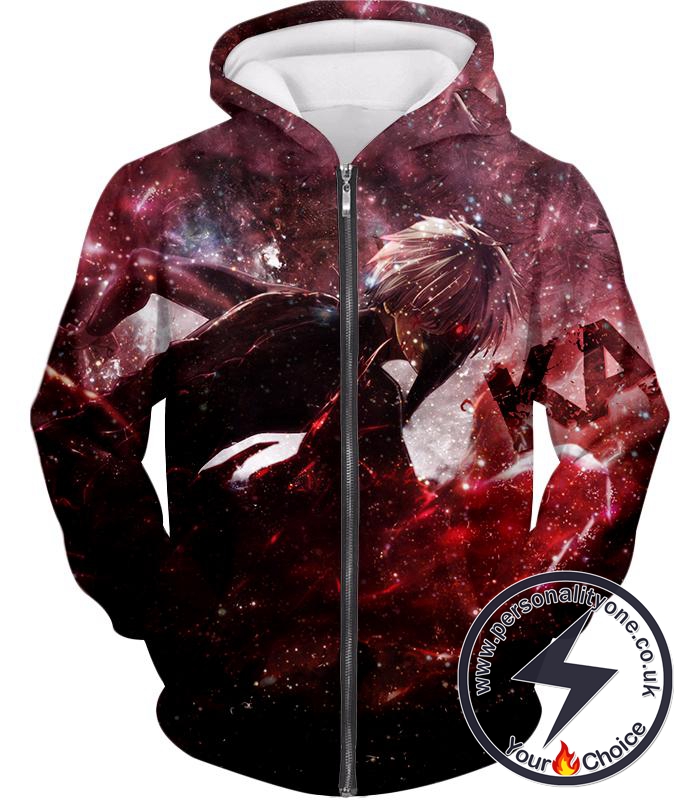 Tokyo Ghoul Ken Kaneki Kakuja Tokyo Ghoul Promo Zip Up Hoodie